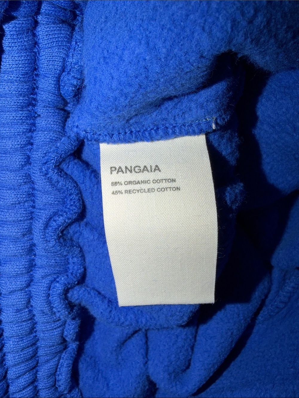Pangaia Recycled cotton long shorts—cobalt blue - Picture 5 of 7